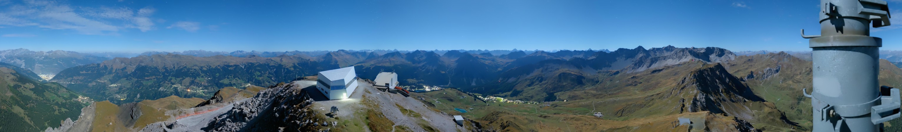 Arosa Bergbahnen Weisshorn snow cam captured at 27 September 2026 at 11:57 pm GMT+2