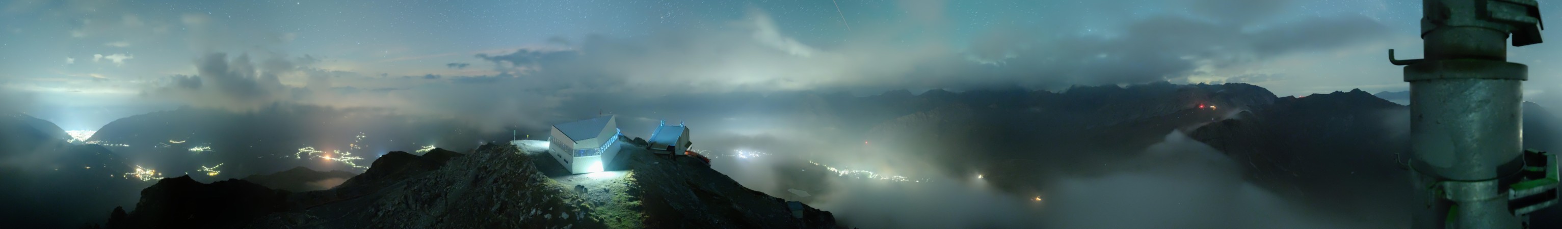 Arosa Bergbahnen Weisshorn snow cam captured at 3 October 2026 at 11:50 pm GMT+2