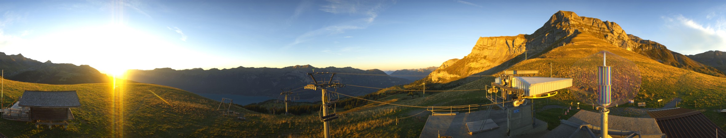 Axalp Sportbahnen Axalp - Windegg snow cam captured at 25 September 2026 at 7:22 pm GMT+2