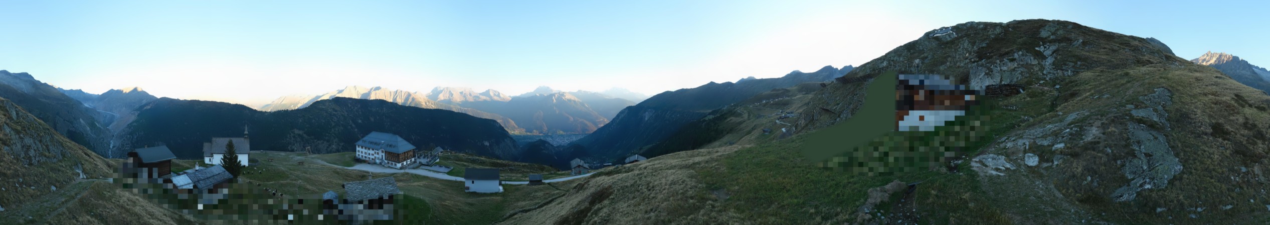 Belalp Bahnen Aletschbord snow cam captured at 15 September 2026 at 7:19 pm GMT+2