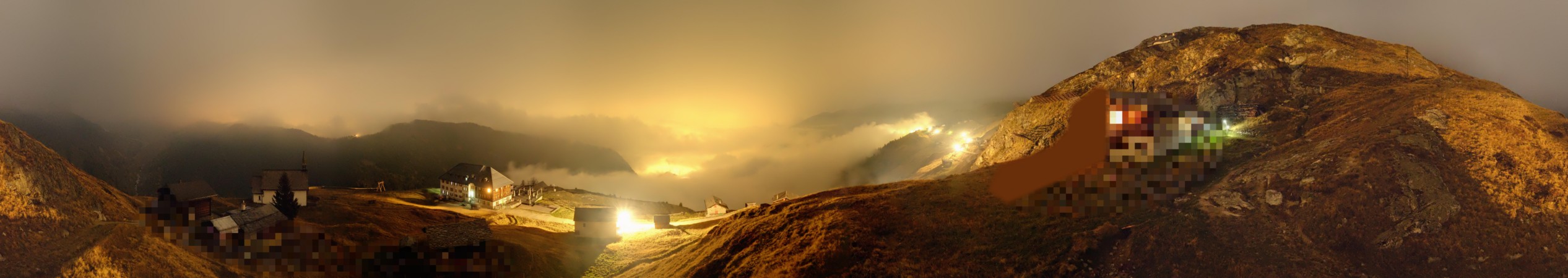 Belalp Bahnen Aletschbord snow cam captured at 1 October 2026 at 11:36 pm GMT+2