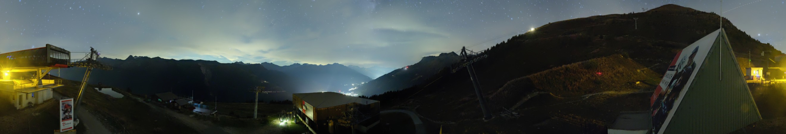 Bellwald Tourismus Bellwald Mittelstation Fleschen snow cam captured at 12 September 2026 at 11:39 pm GMT+2