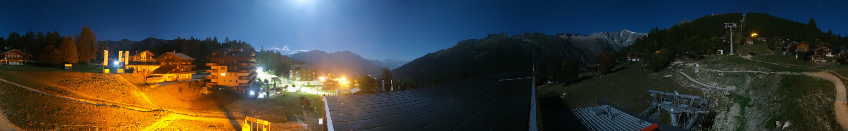 Bellwald Tourismus Bellwald Talstation snow cam captured at 23 September 2026 at 11:54 pm GMT+2
