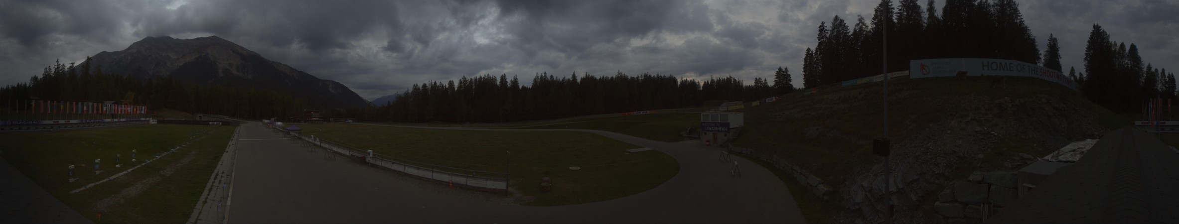 Biathlon Arena Lenzerheide AG Roland Biathlon Arena snow cam captured at 1 October 2026 at 7:18 pm GMT+2