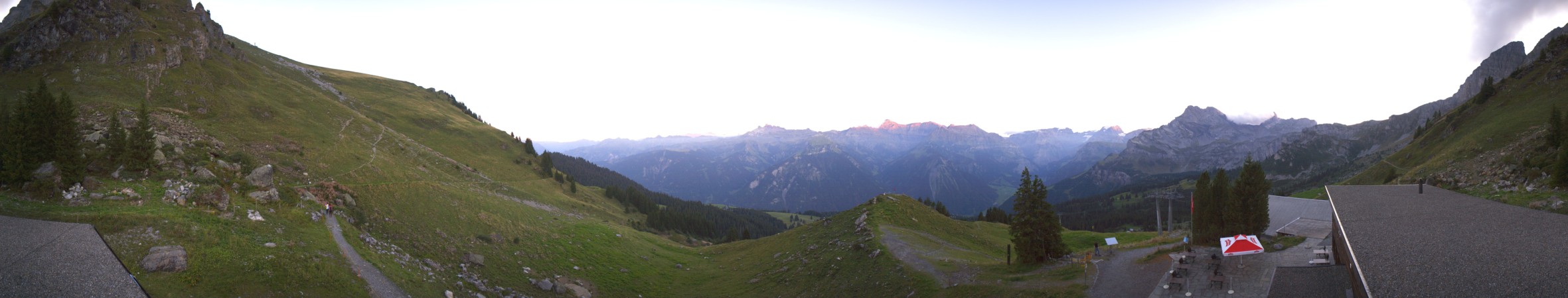 Braunwald Sportbahnen Gumen snow cam captured at 12 September 2026 at 7:59 pm GMT+2
