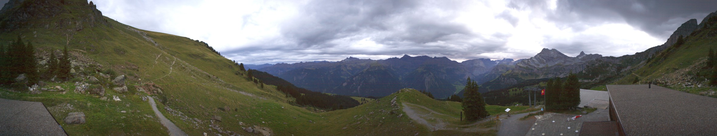Braunwald Sportbahnen Gumen snow cam captured at 13 September 2026 at 8:00 pm GMT+2