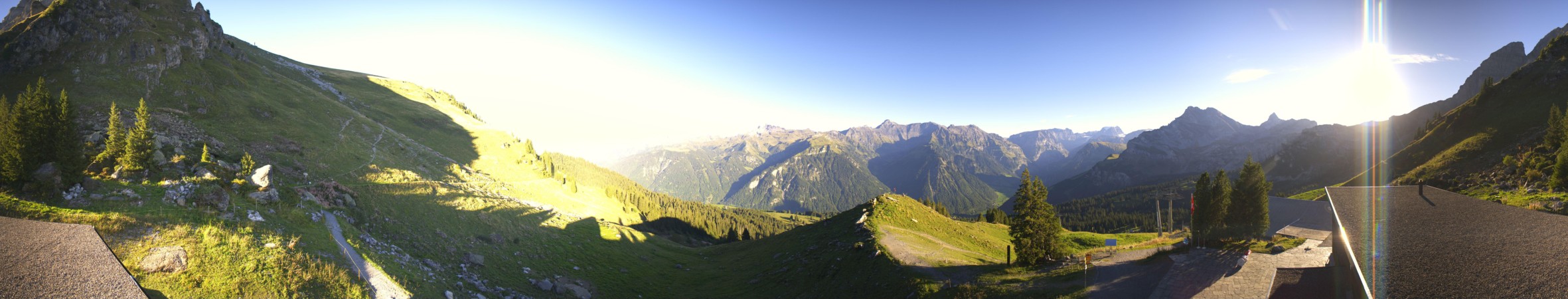 Braunwald Sportbahnen Gumen snow cam captured at 15 September 2026 at 6:13 pm GMT+2