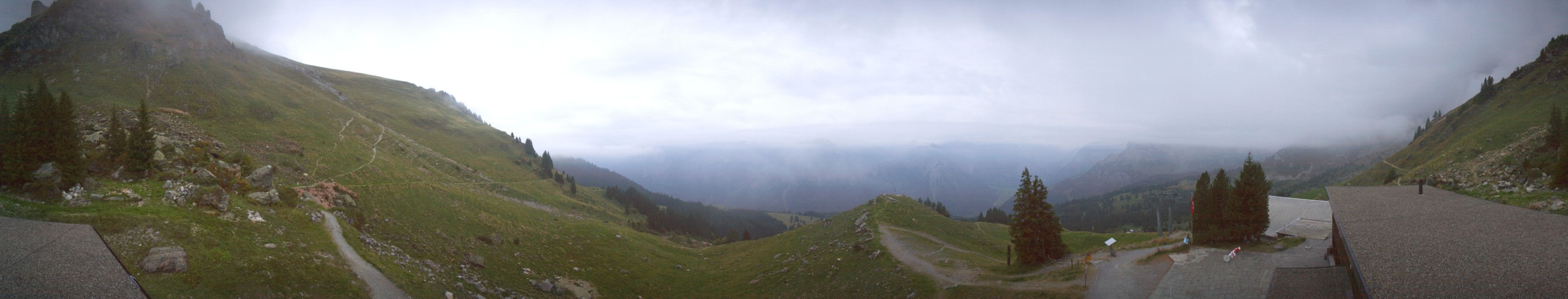 Braunwald Sportbahnen Gumen snow cam captured at 1 October 2026 at 7:20 pm GMT+2
