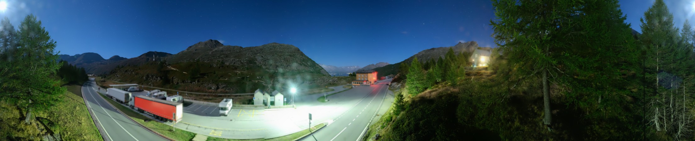 Brig Simplon Tourismus AG Simplonpass snow cam captured at 23 September 2026 at 11:44 pm GMT+2