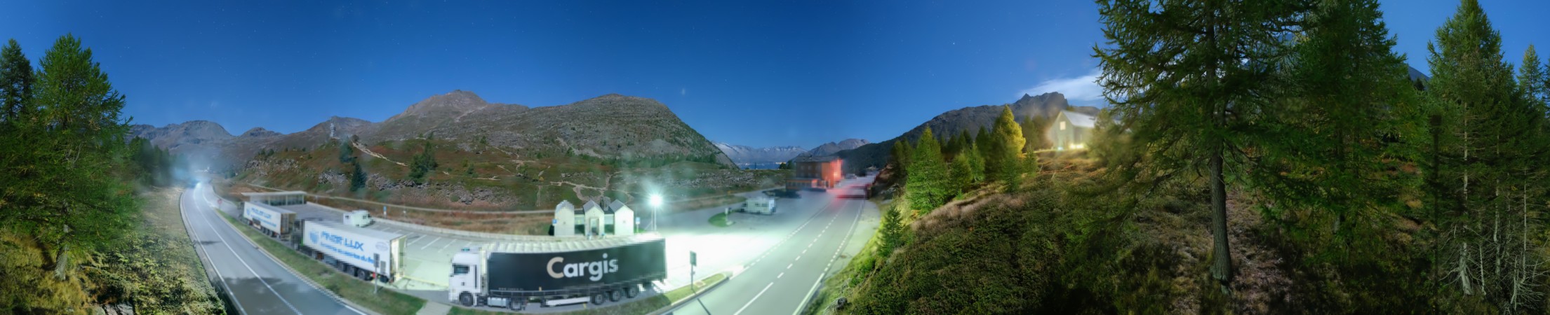 Brig Simplon Tourismus AG Simplonpass snow cam captured at 27 September 2026 at 11:46 pm GMT+2