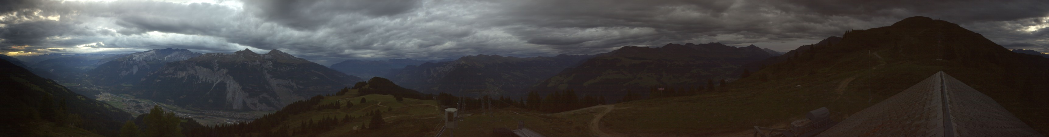 Chur-Dreibündenstein Bergbahnen AG Brambrüesch snow cam captured at 13 September 2026 at 8:12 pm GMT+2