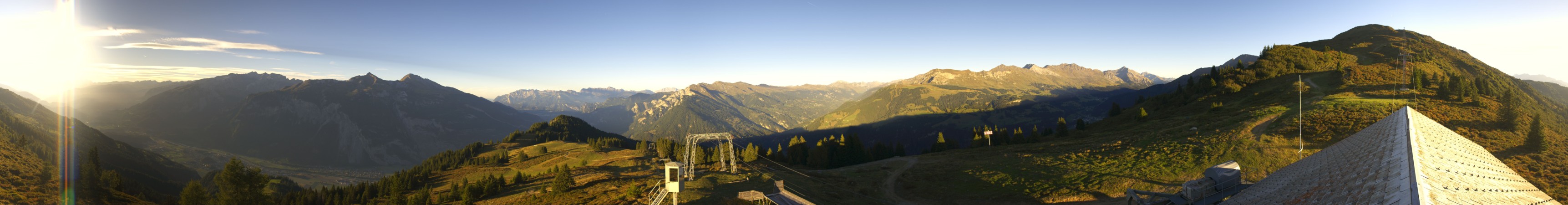 Chur-Dreibündenstein Bergbahnen AG Brambrüesch snow cam captured at 15 September 2026 at 6:46 pm GMT+2