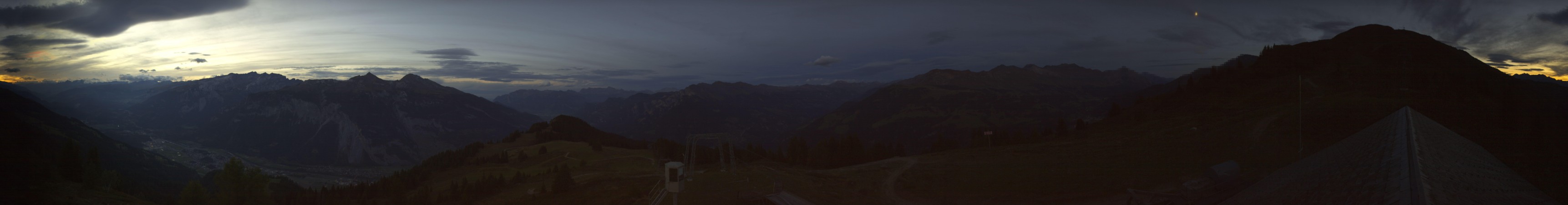 Chur-Dreibündenstein Bergbahnen AG Brambrüesch snow cam captured at 20 September 2026 at 7:50 pm GMT+2