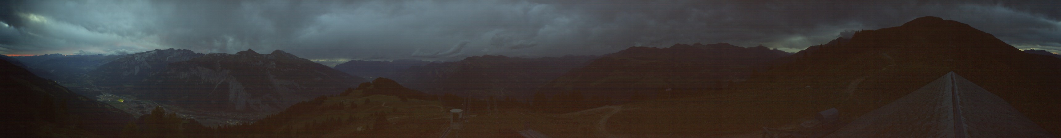 Chur-Dreibündenstein Bergbahnen AG Brambrüesch snow cam captured at 24 September 2026 at 7:47 pm GMT+2
