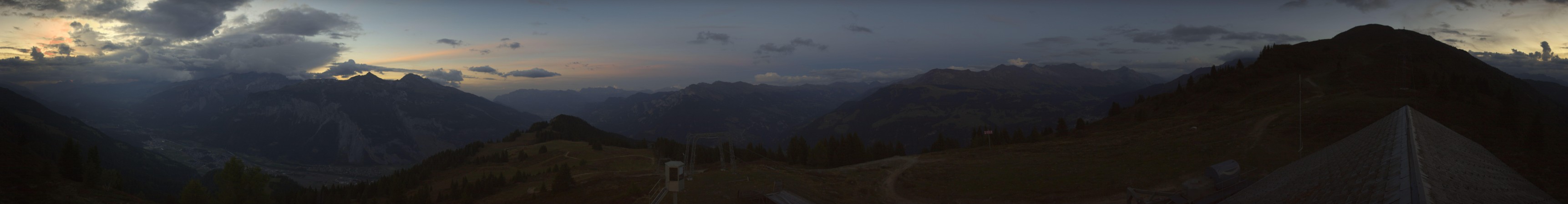 Chur-Dreibündenstein Bergbahnen AG Brambrüesch snow cam captured at 4 October 2026 at 7:25 pm GMT+2