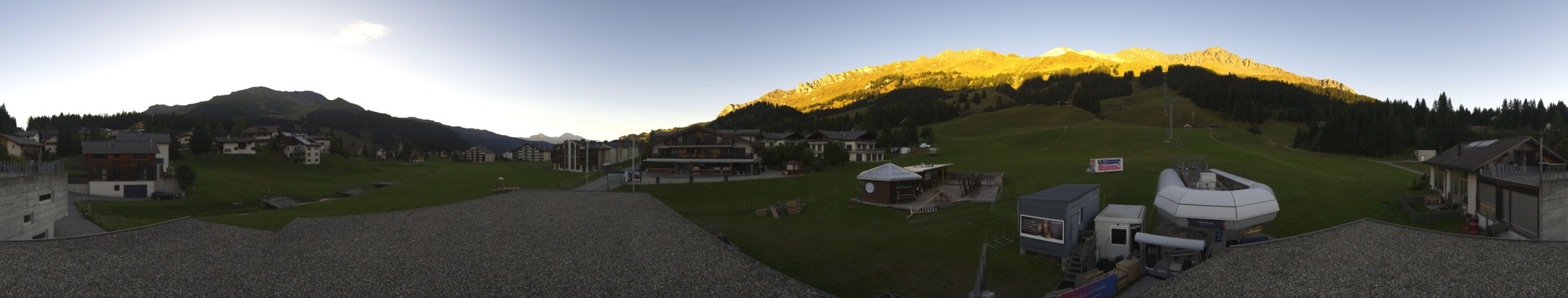Churwalden - Parpan Gemeinde Heimberg - Parpan - Lenzerheide snow cam captured at 15 September 2026 at 6:46 pm GMT+2