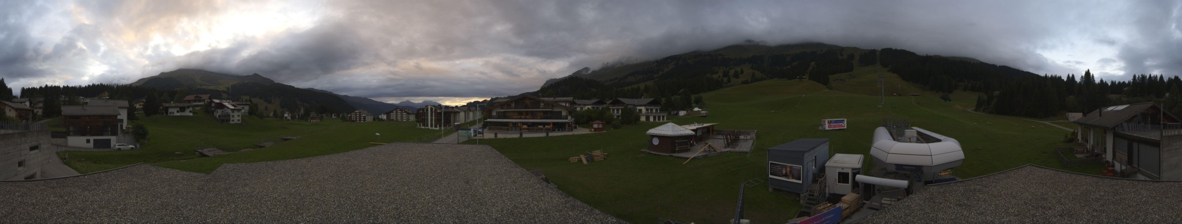 Churwalden - Parpan Gemeinde Heimberg - Parpan - Lenzerheide snow cam captured at 18 September 2026 at 7:25 pm GMT+2