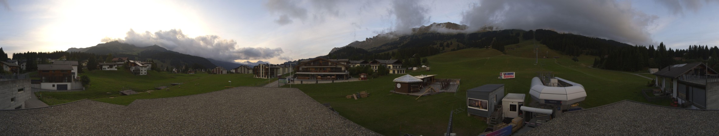 Churwalden - Parpan Gemeinde Heimberg - Parpan - Lenzerheide snow cam captured at 21 September 2026 at 7:29 pm GMT+2