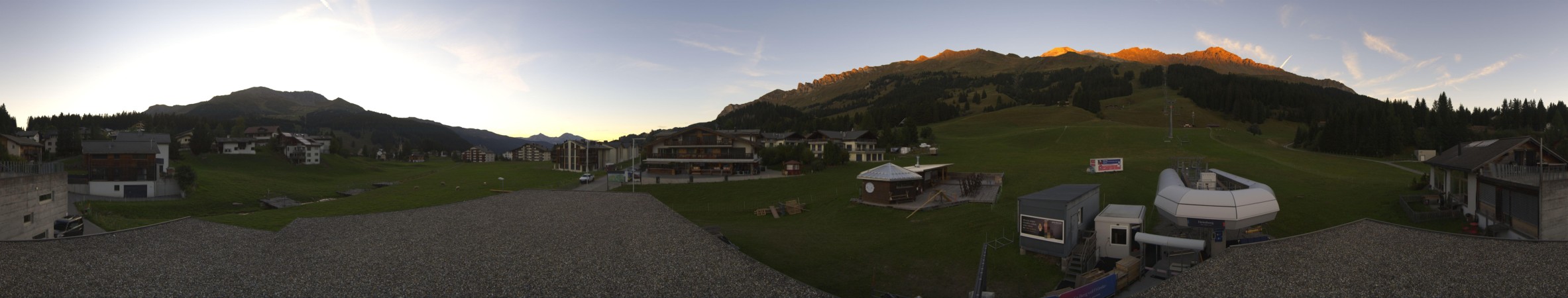 Churwalden - Parpan Gemeinde Heimberg - Parpan - Lenzerheide snow cam captured at 23 September 2026 at 7:20 pm GMT+2