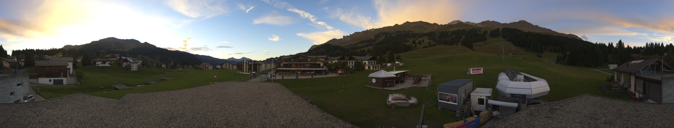 Churwalden - Parpan Gemeinde Heimberg - Parpan - Lenzerheide snow cam captured at 5 October 2026 at 7:02 pm GMT+2
