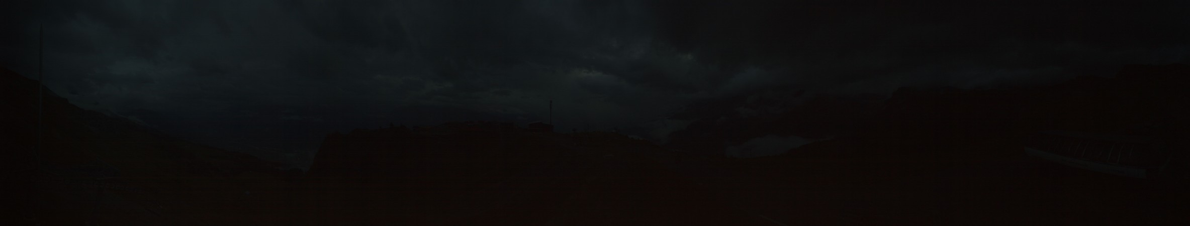 Crans Montana RM (CMA) SA La Nationale snow cam captured at 16 September 2026 at 8:07 pm GMT+2