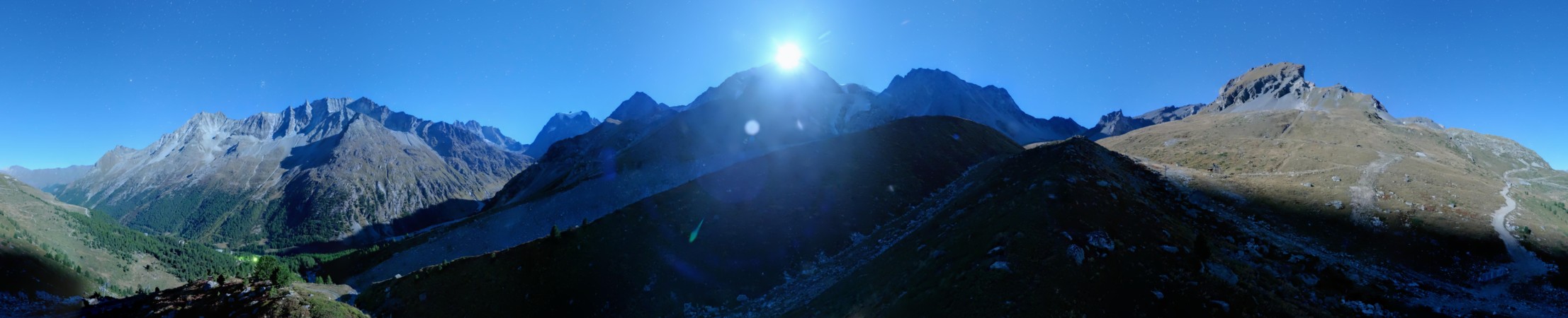 Evolène Région Tourisme Arolla snow cam captured at 22 September 2026 at 11:54 pm GMT+2