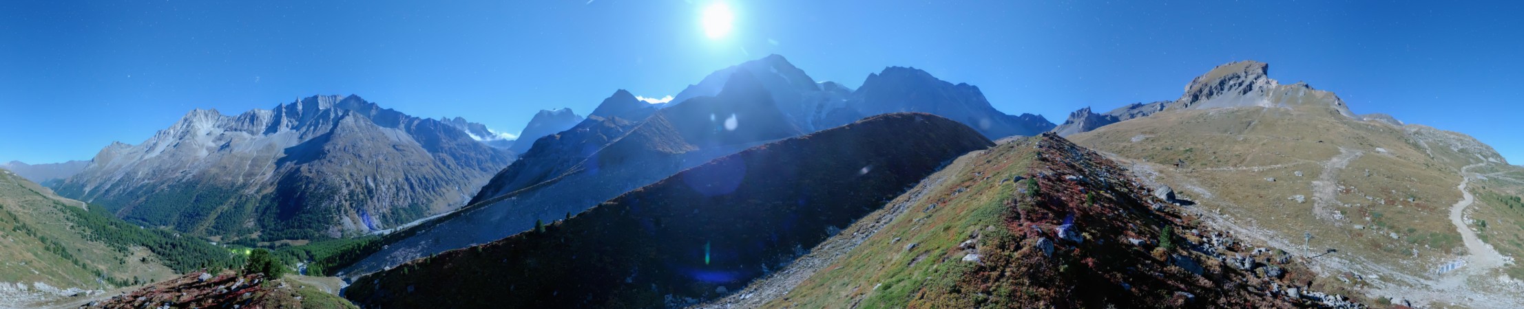 Evolène Région Tourisme Arolla snow cam captured at 23 September 2026 at 11:44 pm GMT+2
