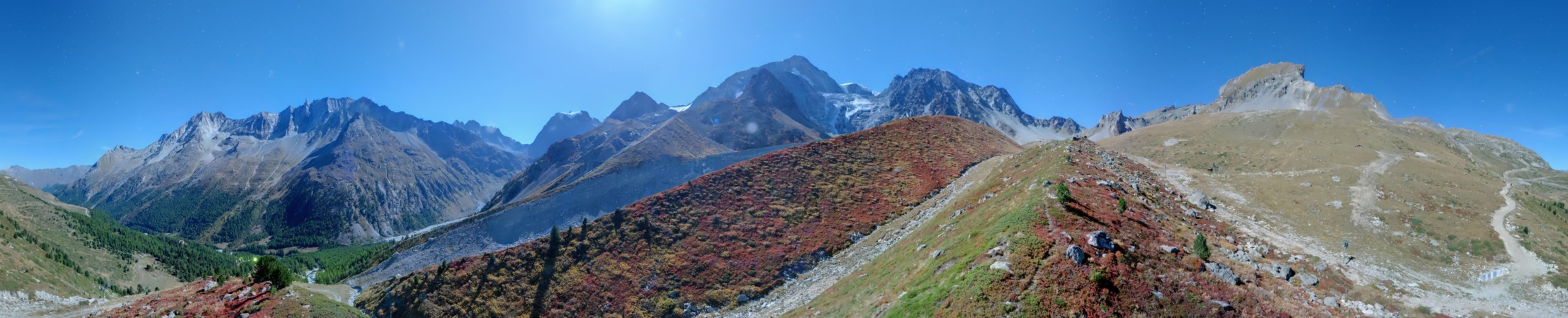 Evolène Région Tourisme Arolla snow cam captured at 25 September 2026 at 11:51 pm GMT+2