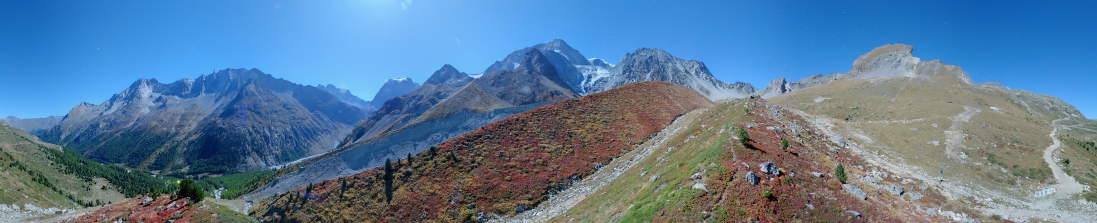 Evolène Région Tourisme Arolla snow cam captured at 26 September 2026 at 11:51 pm GMT+2
