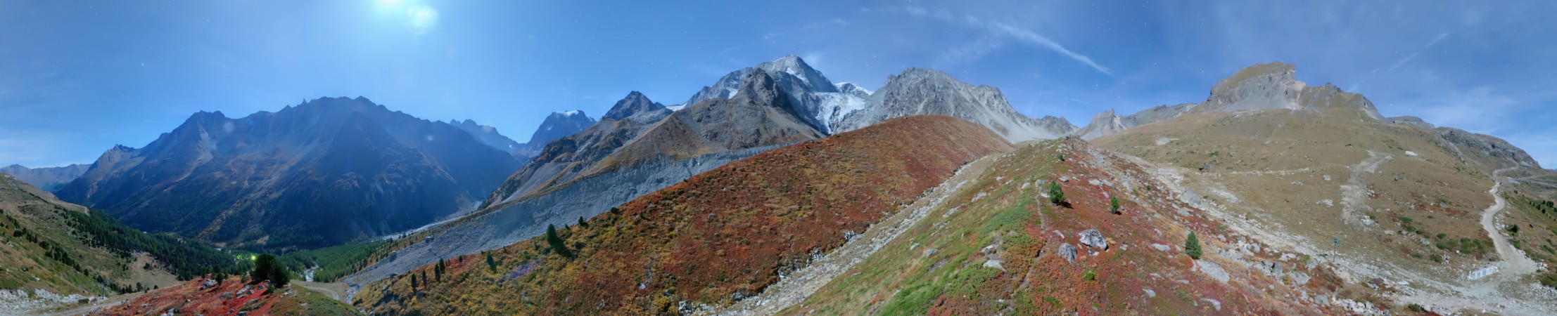Evolène Région Tourisme Arolla snow cam captured at 28 September 2026 at 11:44 pm GMT+2