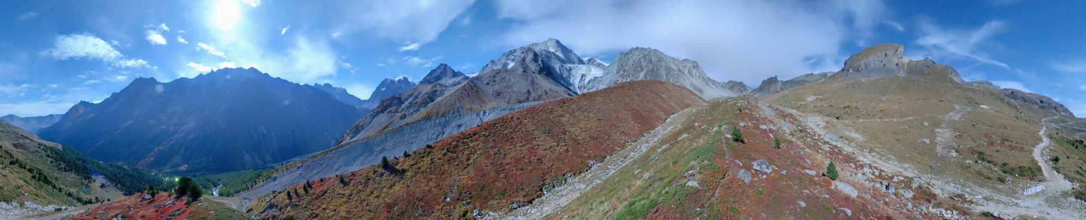 Evolène Région Tourisme Arolla snow cam captured at 29 September 2026 at 11:50 pm GMT+2
