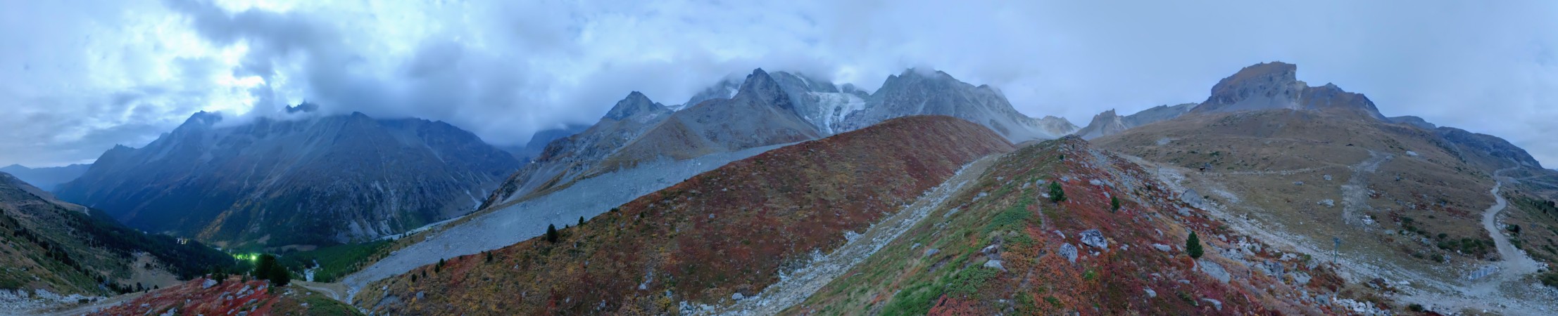 Evolène Région Tourisme Arolla snow cam captured at 30 September 2026 at 11:40 pm GMT+2