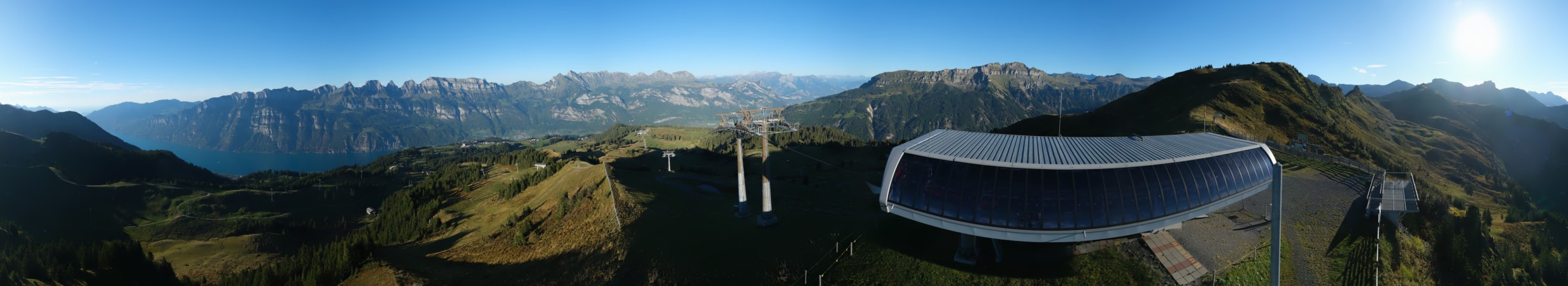 Flumserberg Bergbahnen AG Prodkamm snow cam captured at 15 September 2026 at 6:14 pm GMT+2