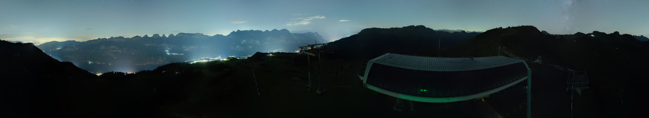 Flumserberg Bergbahnen AG Prodkamm snow cam captured at 18 September 2026 at 11:50 pm GMT+2