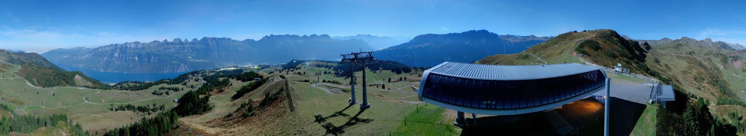 Flumserberg Bergbahnen AG Prodkamm snow cam captured at 28 September 2026 at 11:55 pm GMT+2