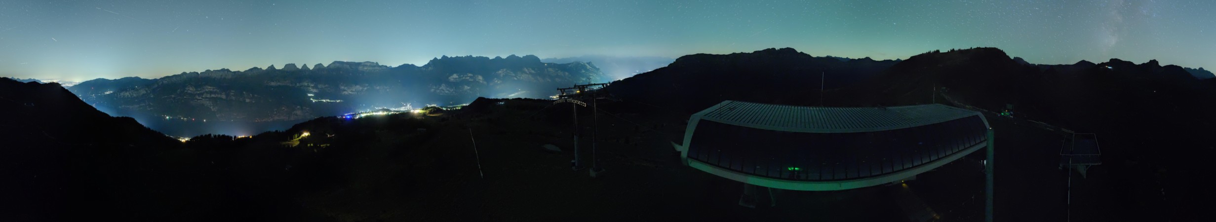 Flumserberg Bergbahnen AG Prodkamm snow cam captured at 5 October 2026 at 11:56 pm GMT+2
