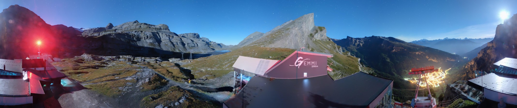 Gemmi Bahnen Gemmi snow cam captured at 21 September 2026 at 11:54 pm GMT+2