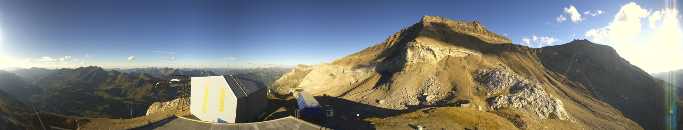 Gstaad 3000 Cabane snow cam captured at 15 September 2026 at 6:14 pm GMT+2