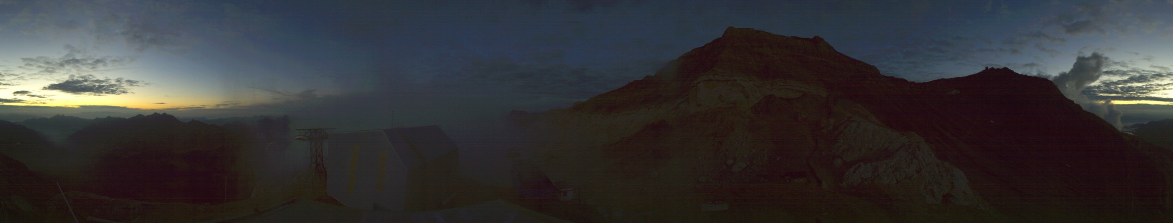 Gstaad 3000 Cabane snow cam captured at 3 October 2026 at 7:35 pm GMT+2