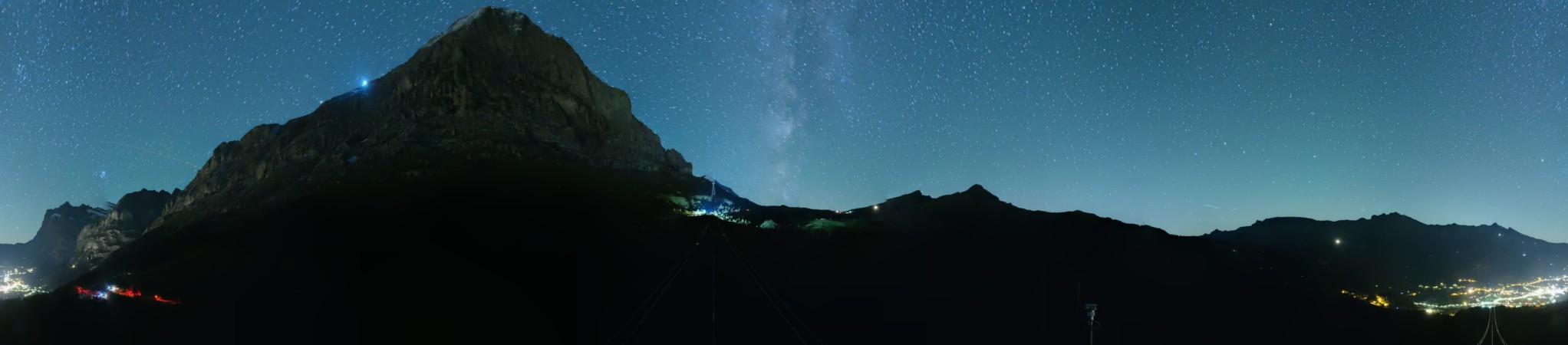 Jungfraubahnen Management AG Eiger Express Panorama Mast 4 snow cam captured at 14 September 2026 at 11:55 pm GMT+2
