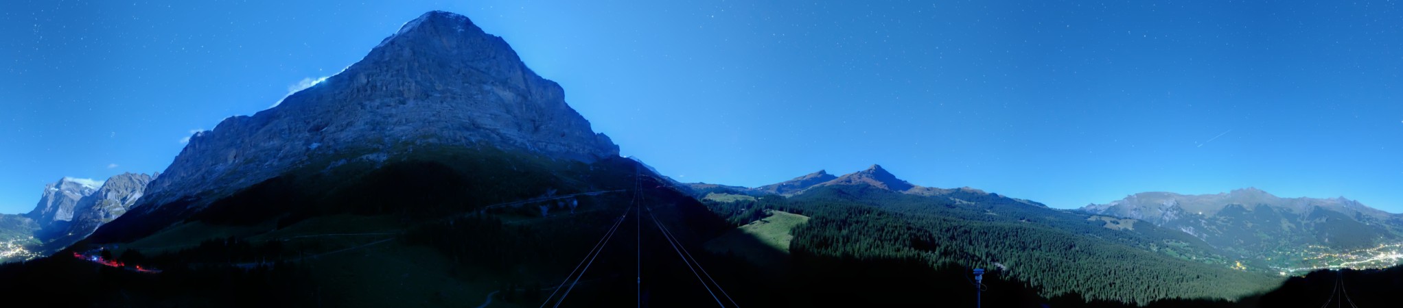 Jungfraubahnen Management AG Eiger Express Panorama Mast 4 snow cam captured at 23 September 2026 at 11:57 pm GMT+2