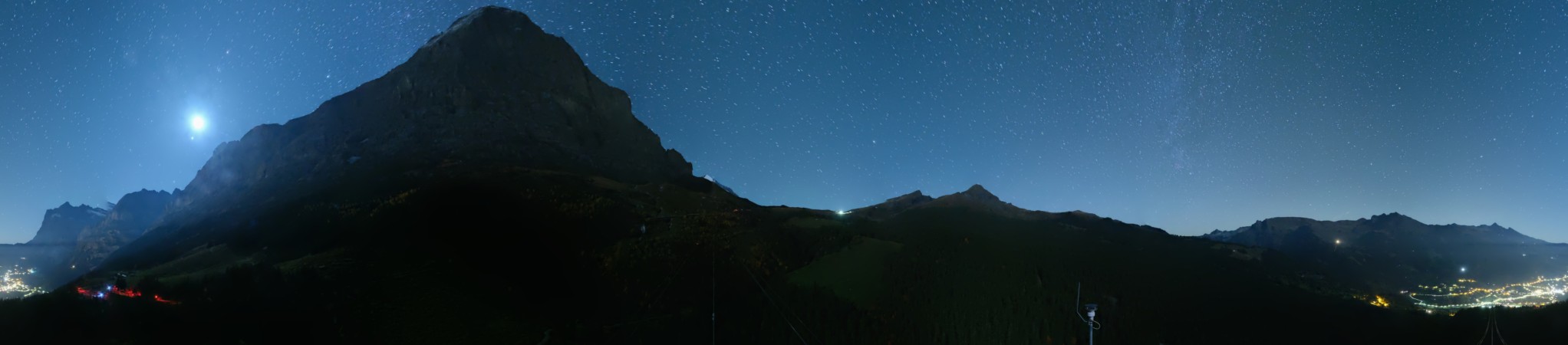 Jungfraubahnen Management AG Eiger Express Panorama Mast 4 snow cam captured at 6 October 2026 at 5:24 am GMT+2