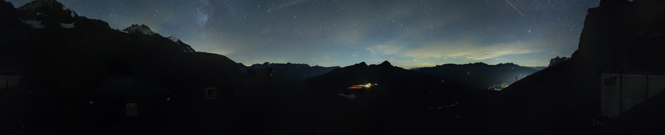 Jungfraubahnen Management AG Eigergletscher snow cam captured at 12 September 2026 at 11:52 pm GMT+2