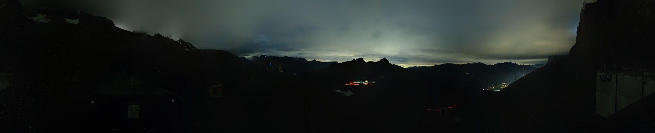 Jungfraubahnen Management AG Eigergletscher snow cam captured at 13 September 2026 at 11:54 pm GMT+2