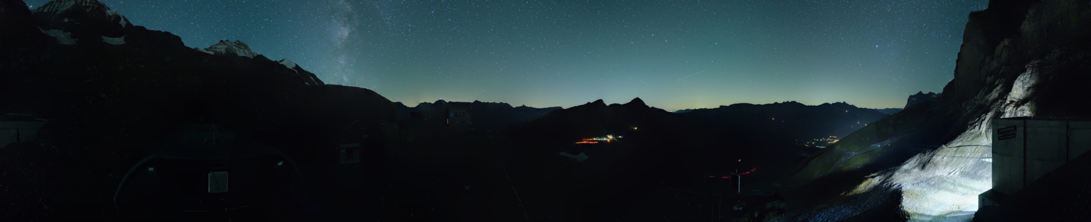 Jungfraubahnen Management AG Eigergletscher snow cam captured at 14 September 2026 at 11:55 pm GMT+2