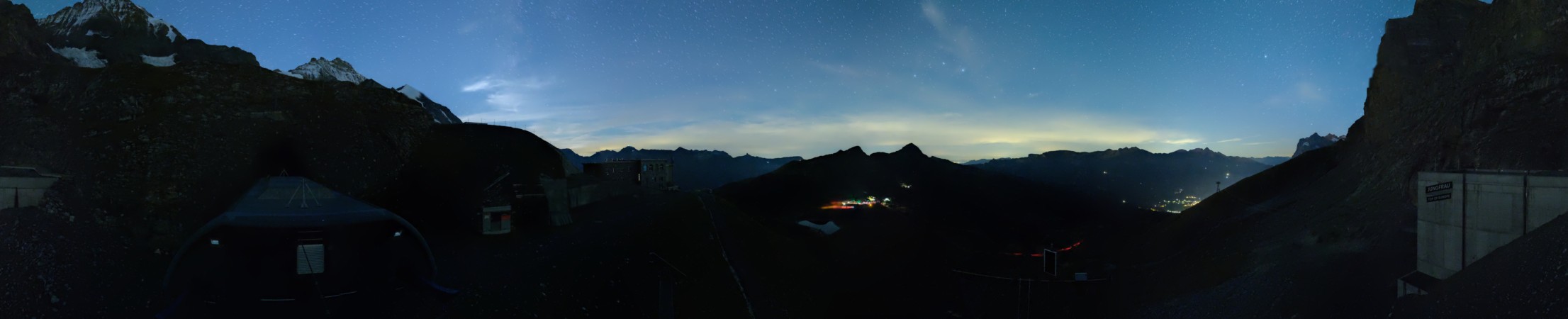 Jungfraubahnen Management AG Eigergletscher snow cam captured at 19 September 2026 at 11:56 pm GMT+2