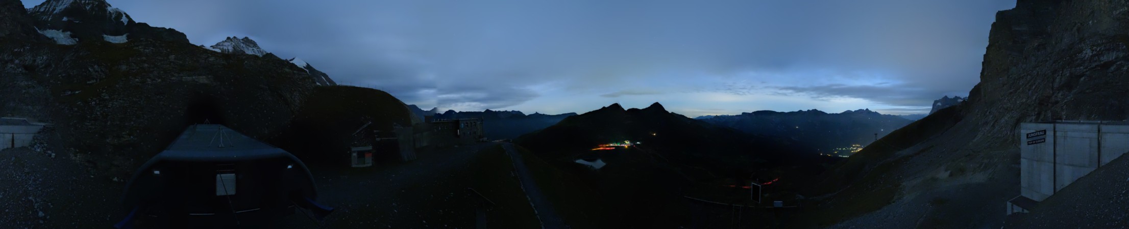 Jungfraubahnen Management AG Eigergletscher snow cam captured at 20 September 2026 at 11:54 pm GMT+2