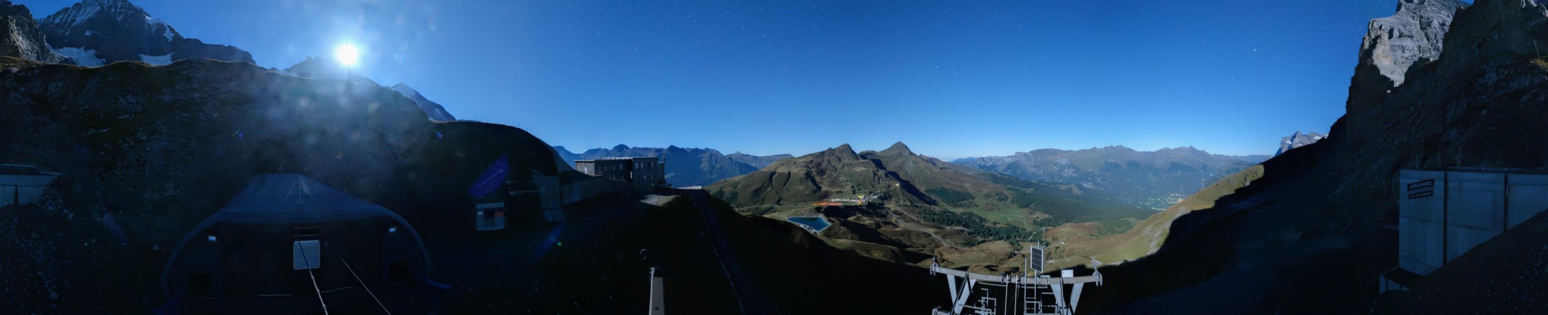Jungfraubahnen Management AG Eigergletscher snow cam captured at 22 September 2026 at 11:56 pm GMT+2