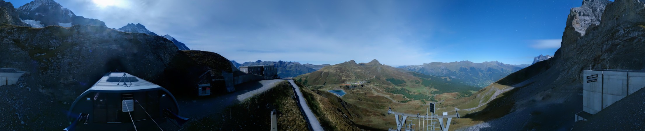 Jungfraubahnen Management AG Eigergletscher snow cam captured at 24 September 2026 at 11:51 pm GMT+2