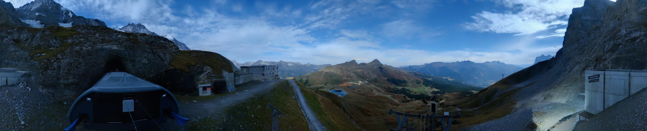 Jungfraubahnen Management AG Eigergletscher snow cam captured at 29 September 2026 at 11:32 pm GMT+2